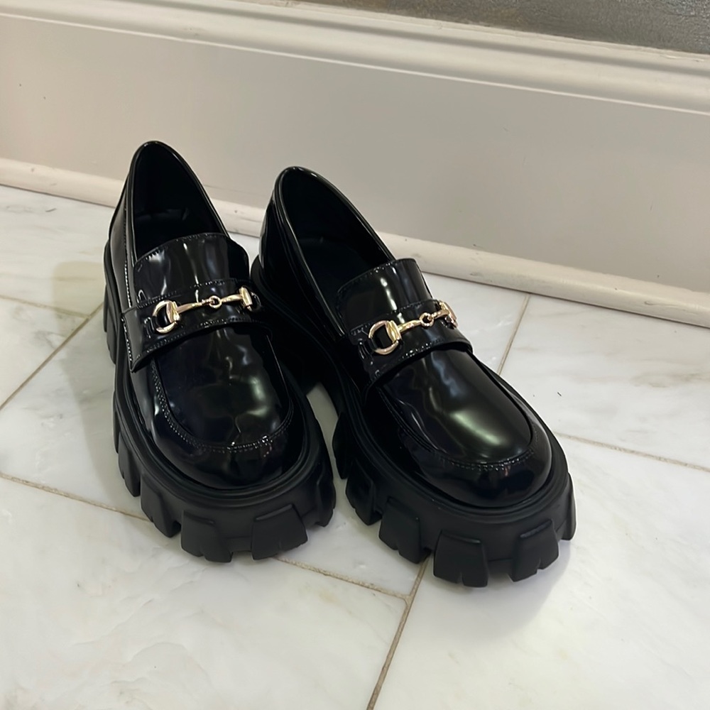 Princess Polly Penny Lane Loafer High Shine